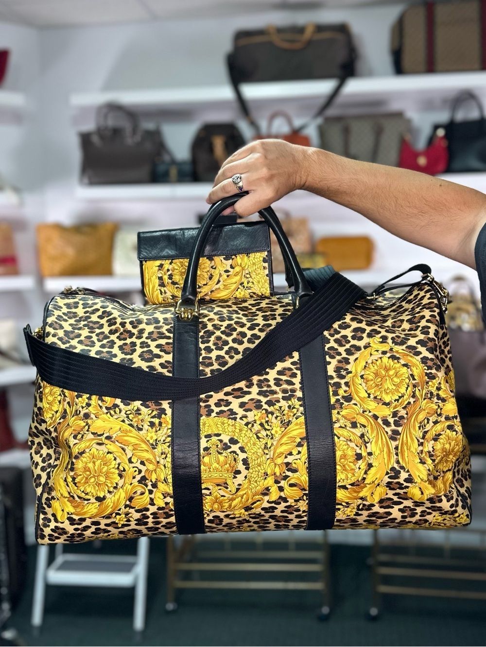 2 Pack Versace Duffle w/ Wallet